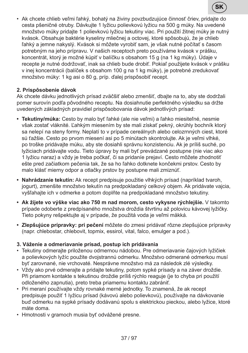 ETA Crustum User Manual | Page 37 / 100