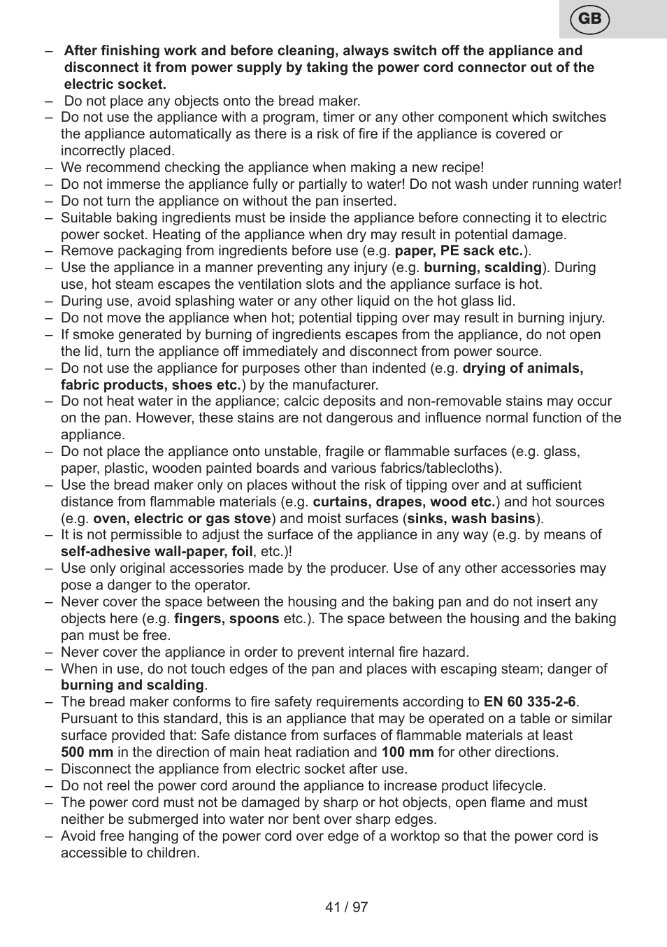 ETA Crustum User Manual | Page 41 / 100