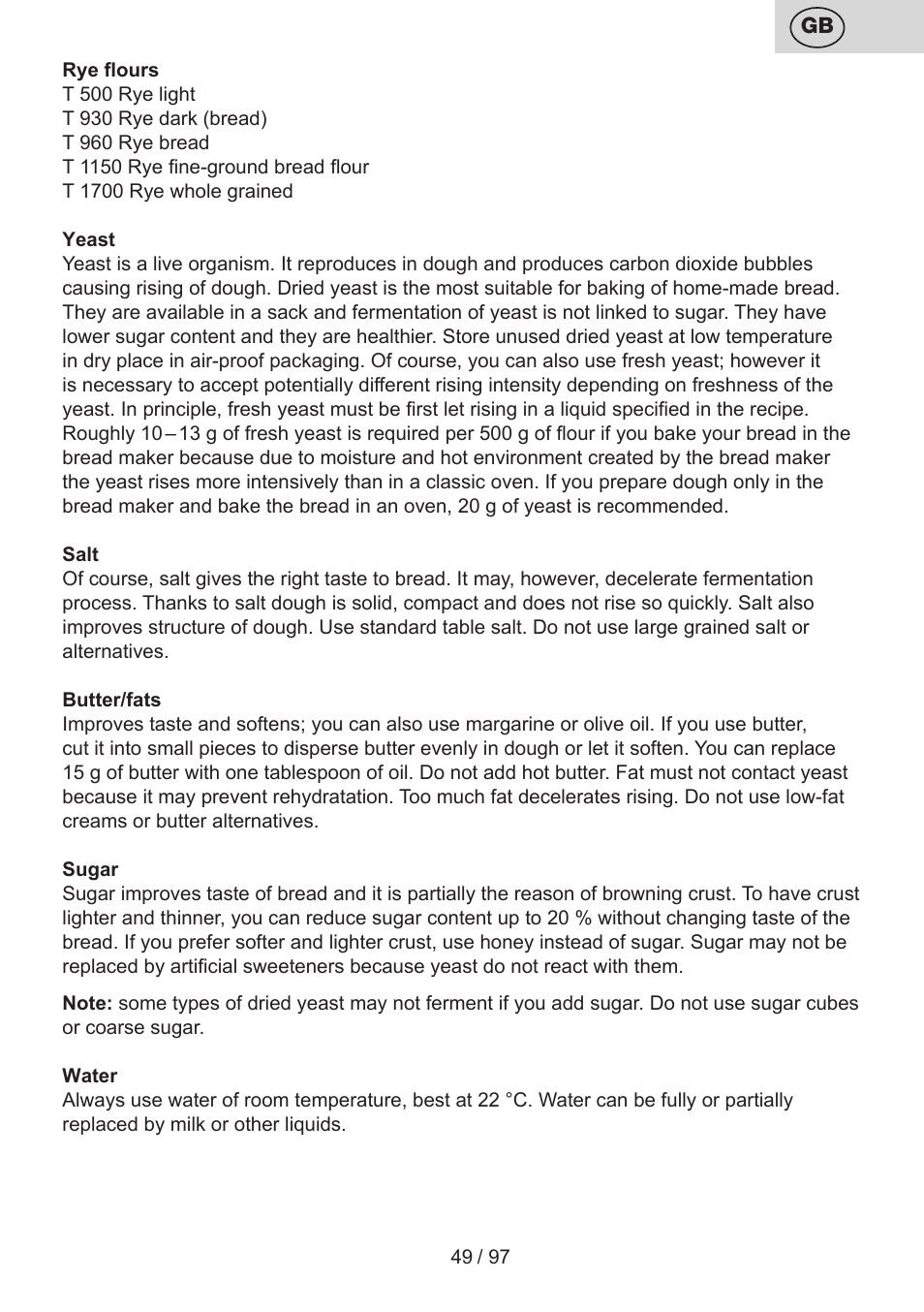 ETA Crustum User Manual | Page 49 / 100