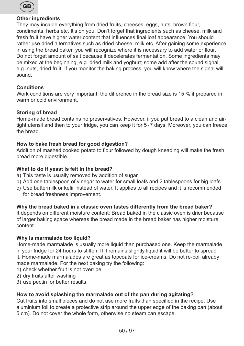 ETA Crustum User Manual | Page 50 / 100