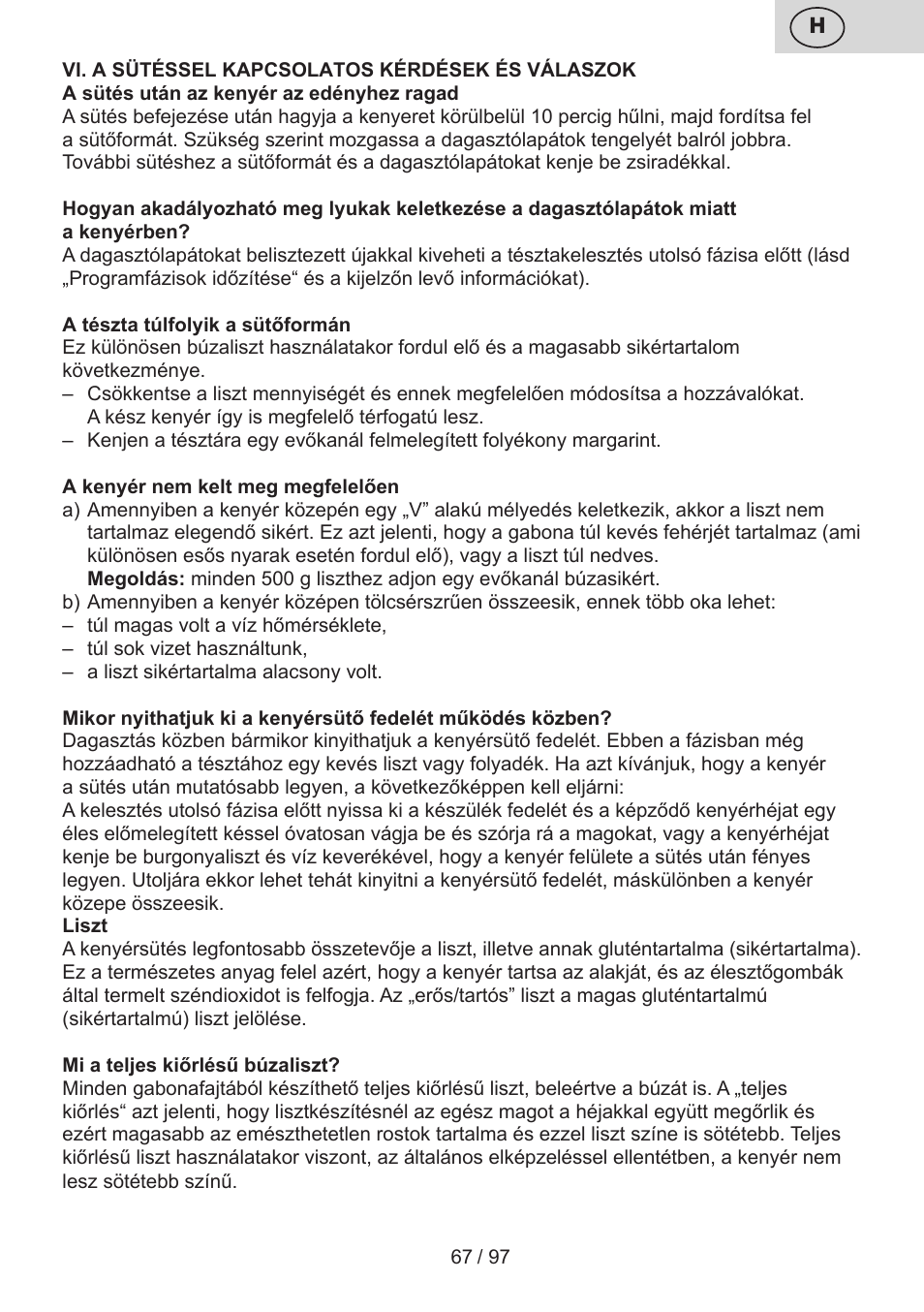 ETA Crustum User Manual | Page 67 / 100