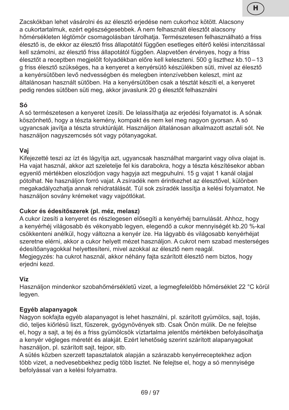 ETA Crustum User Manual | Page 69 / 100