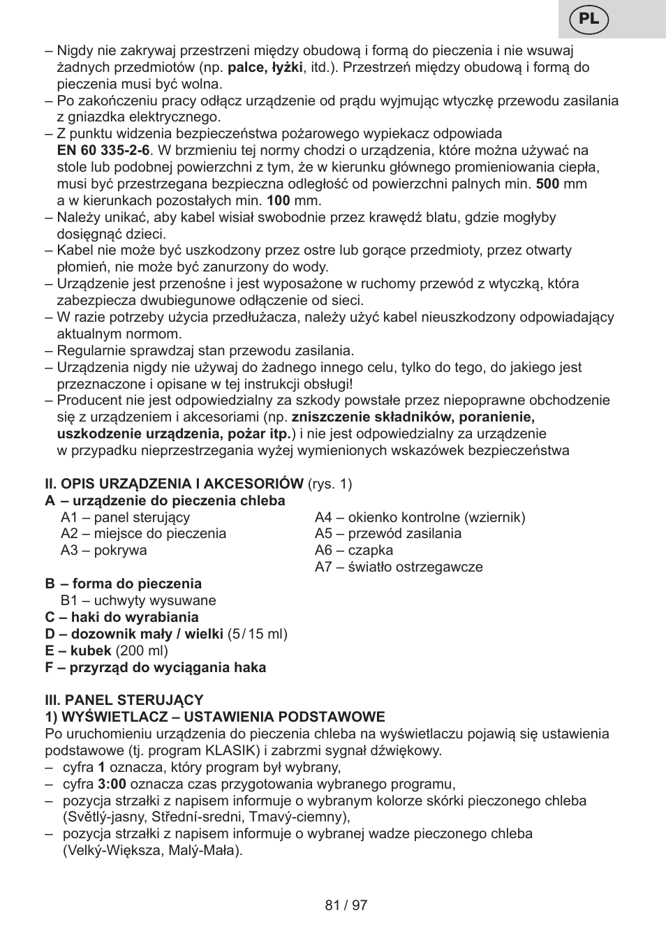 ETA Crustum User Manual | Page 81 / 100