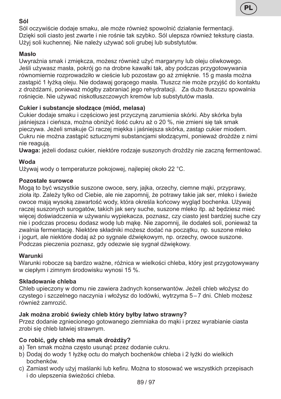 ETA Crustum User Manual | Page 89 / 100