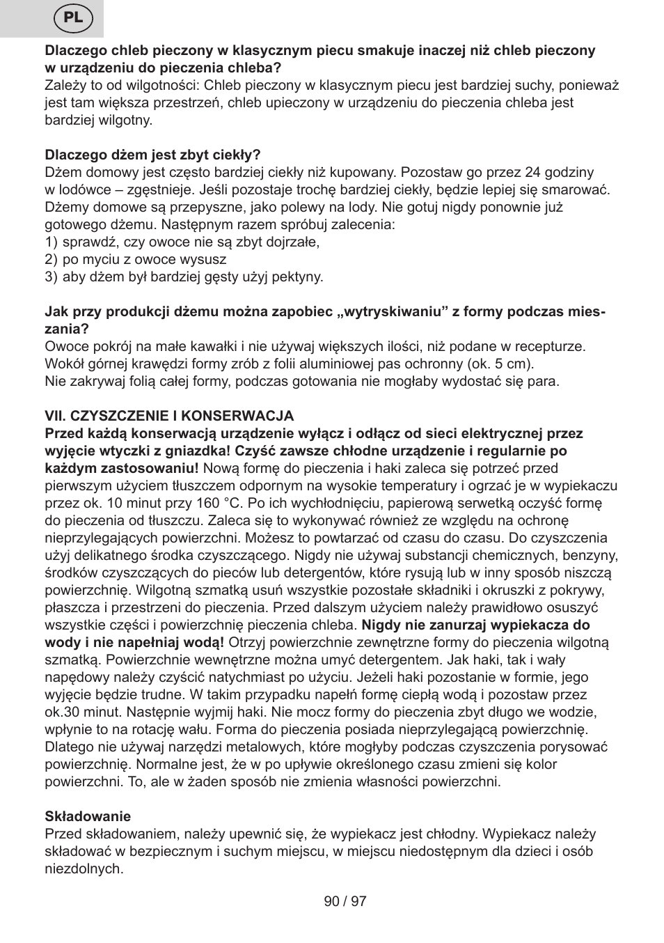 ETA Crustum User Manual | Page 90 / 100