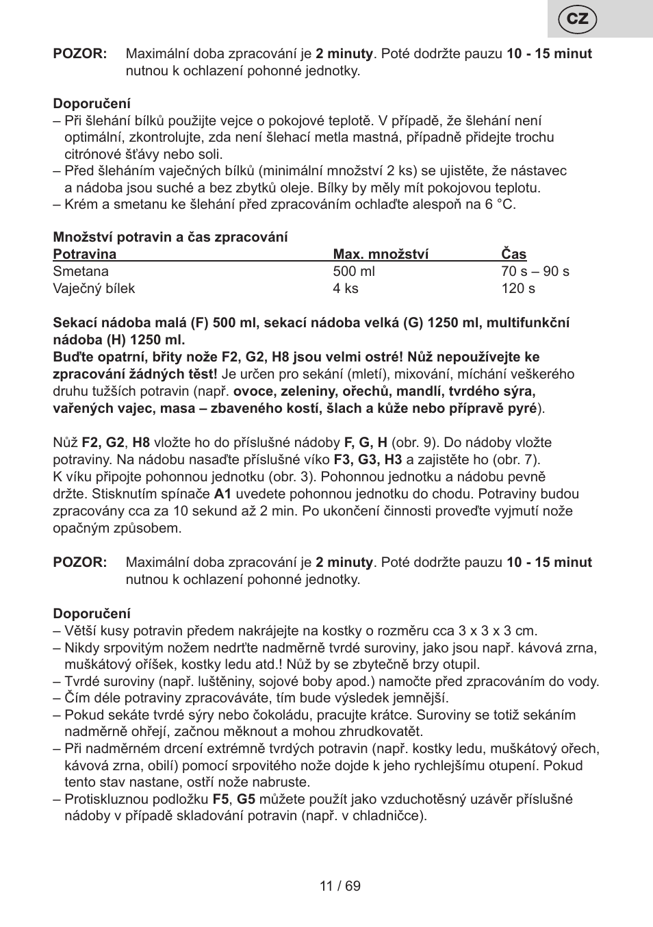 ETA Cabero 4 v 1 User Manual | Page 11 / 72