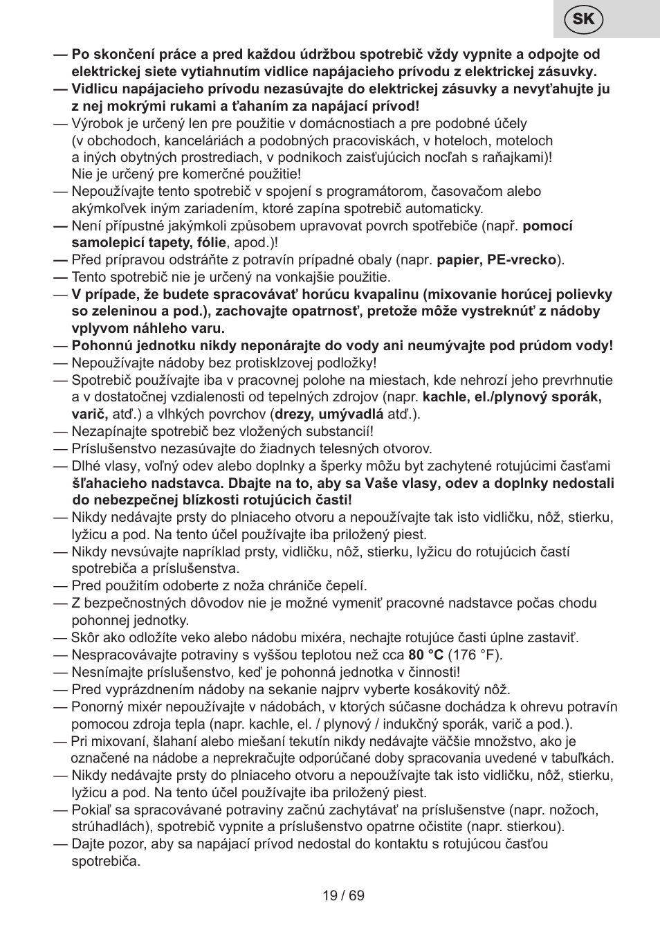 ETA Cabero 4 v 1 User Manual | Page 19 / 72