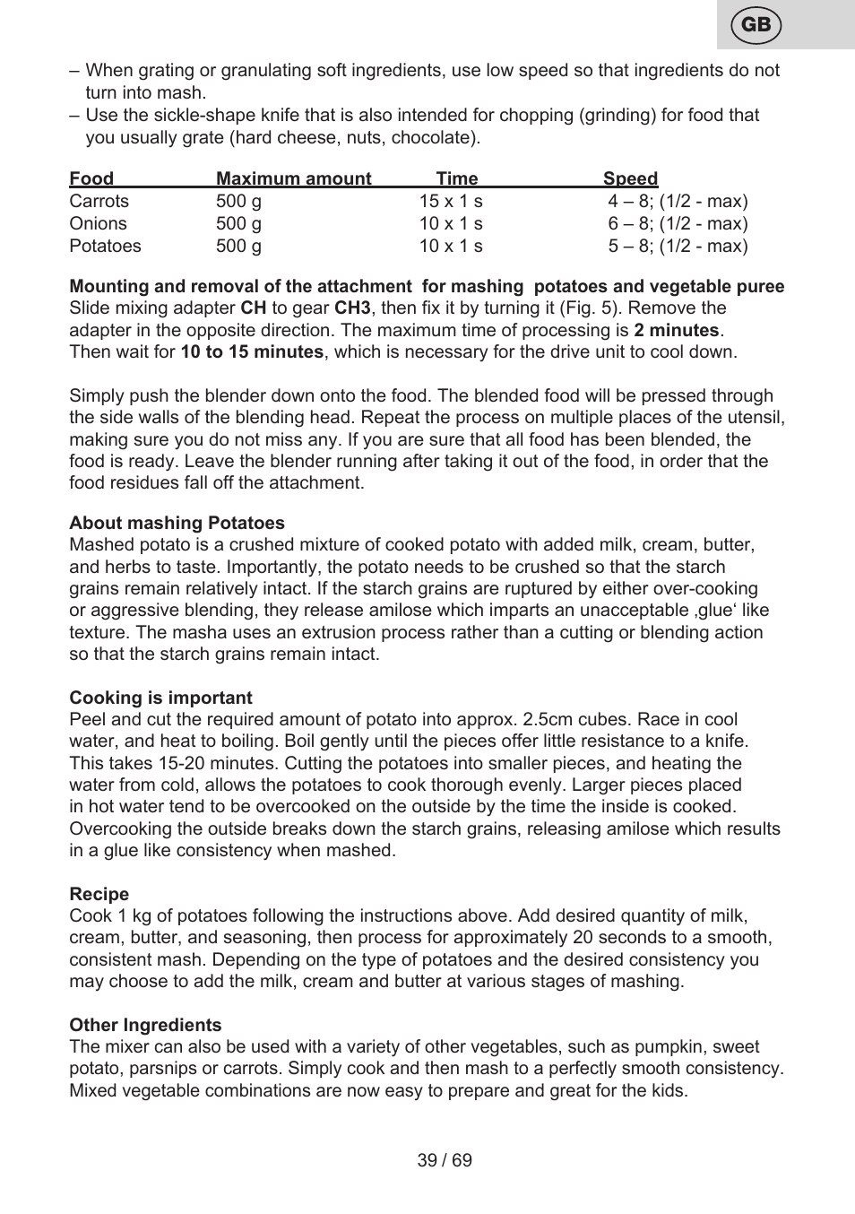 ETA Cabero 4 v 1 User Manual | Page 39 / 72