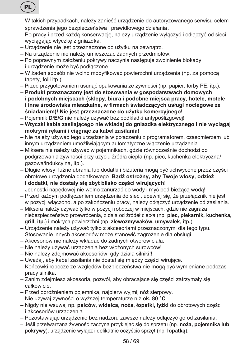 ETA Cabero 4 v 1 User Manual | Page 58 / 72