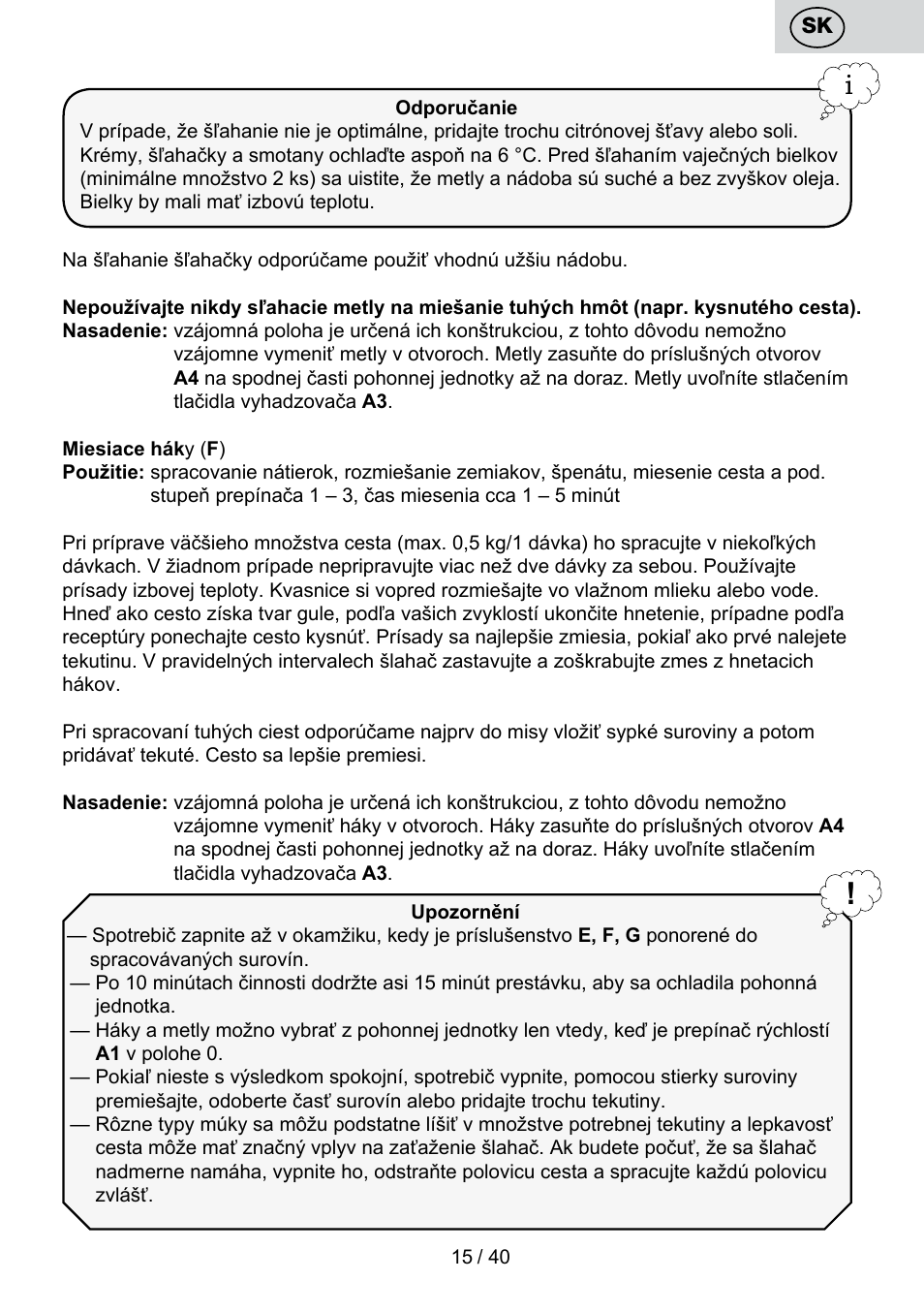 ETA Cuore User Manual | Page 15 / 44