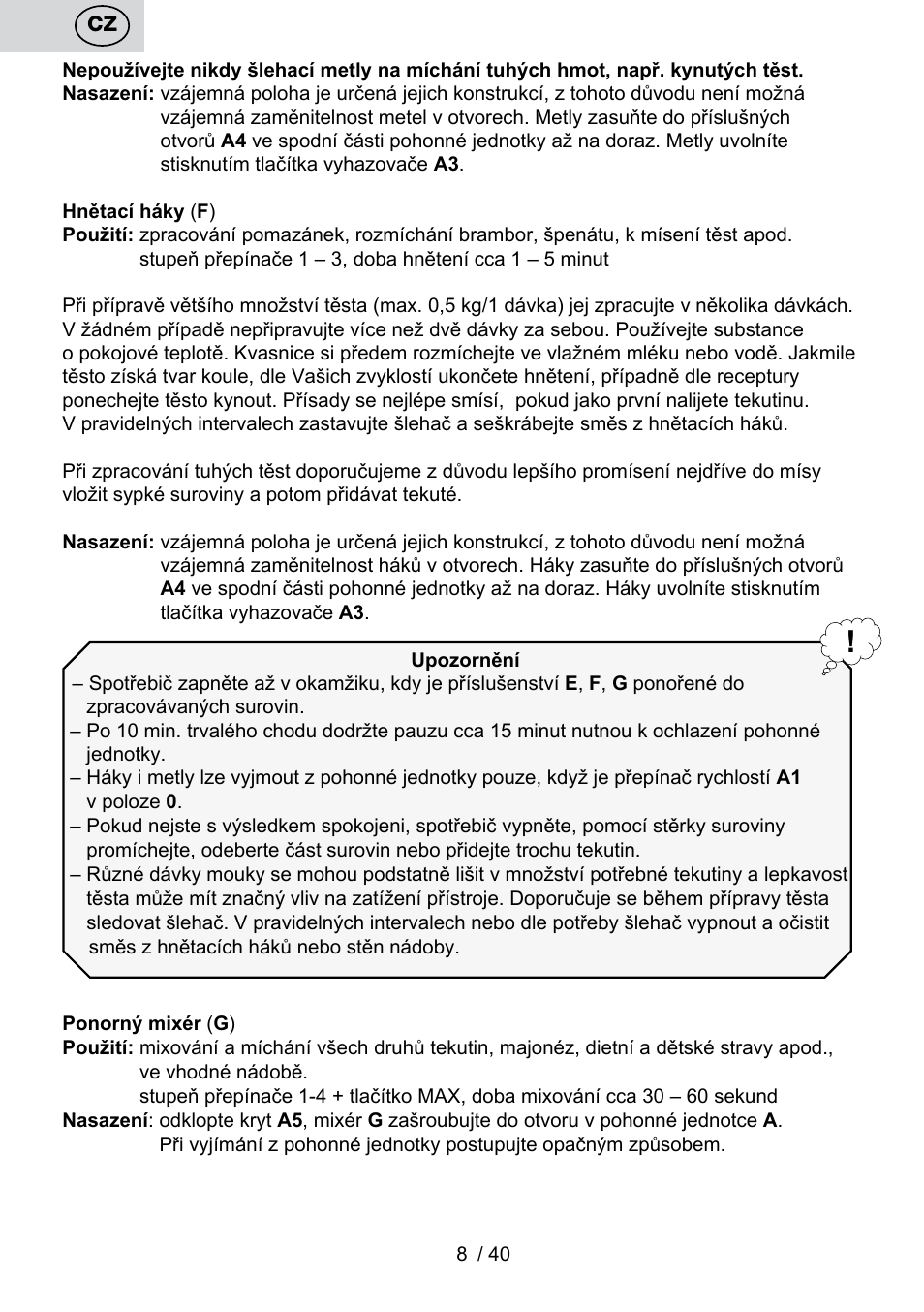 ETA Cuore User Manual | Page 8 / 44