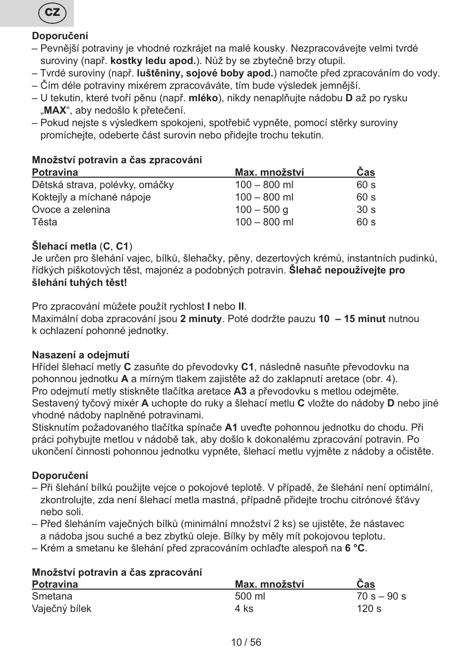 ETA Spesso User Manual | Page 10 / 60