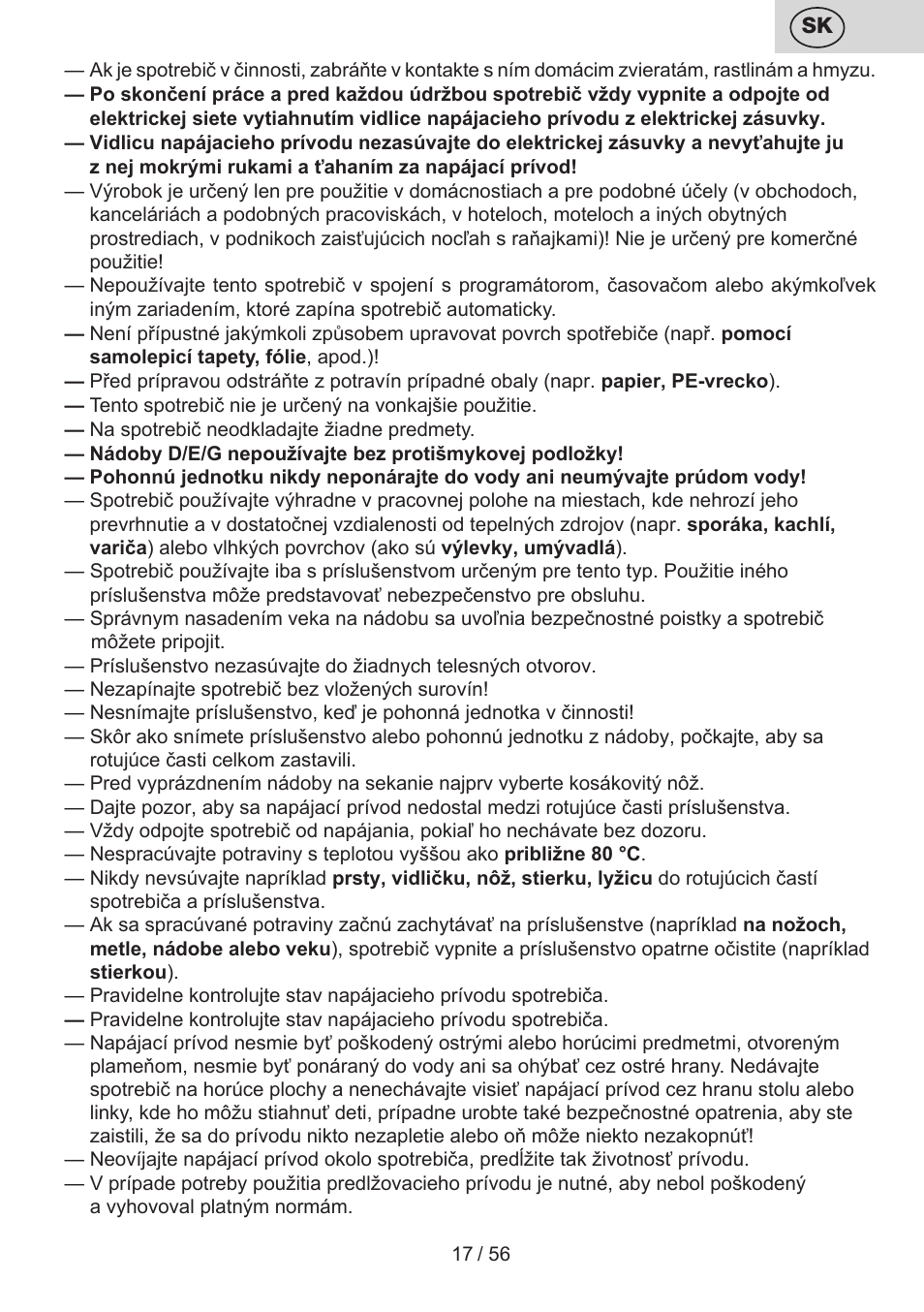ETA Spesso User Manual | Page 17 / 60
