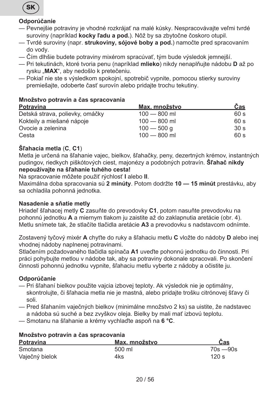 ETA Spesso User Manual | Page 20 / 60