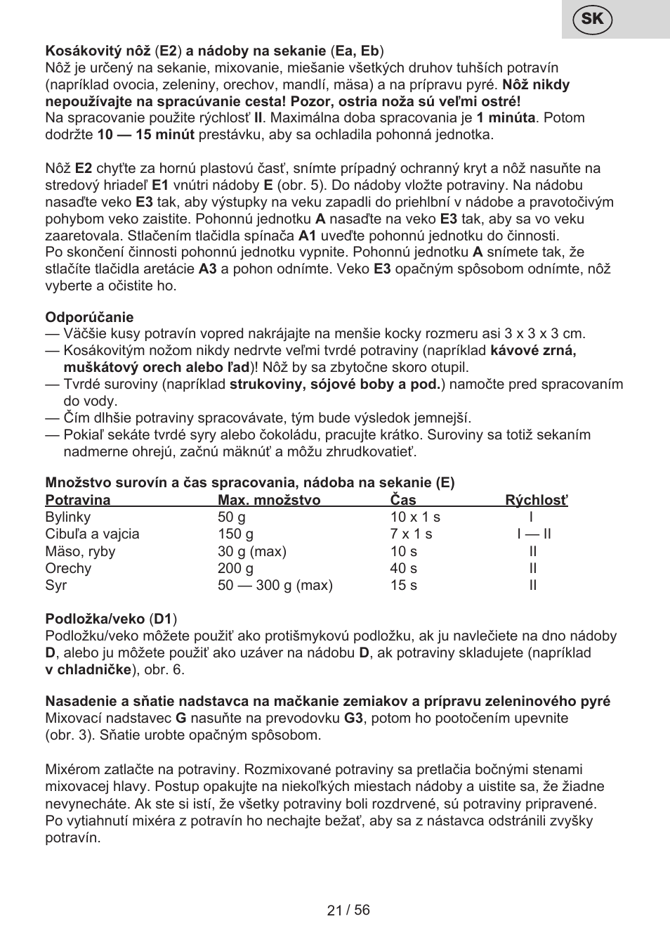 ETA Spesso User Manual | Page 21 / 60