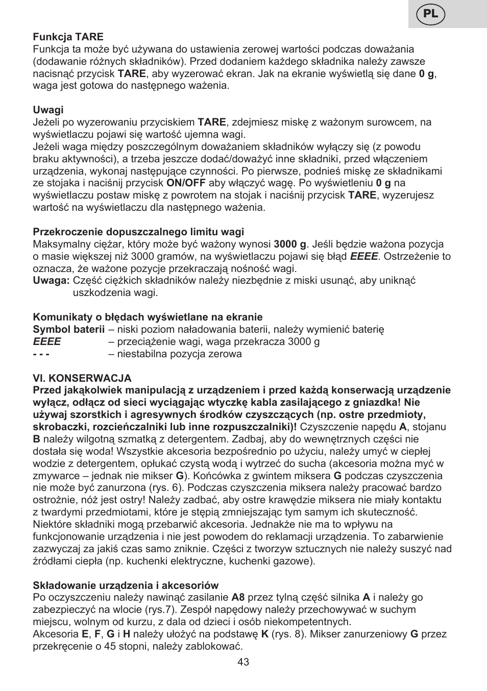 ETA Multiplo User Manual | Page 43 / 68