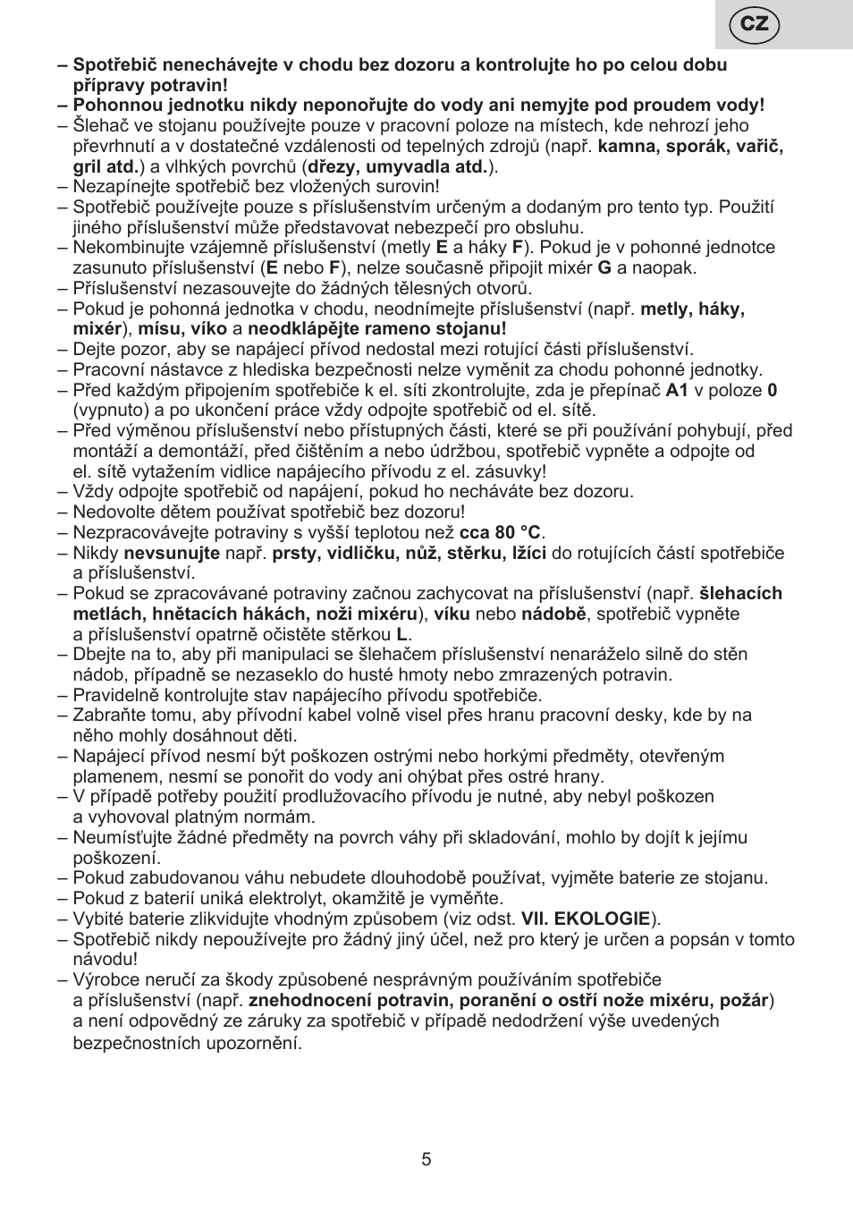 ETA Multiplo User Manual | Page 5 / 68