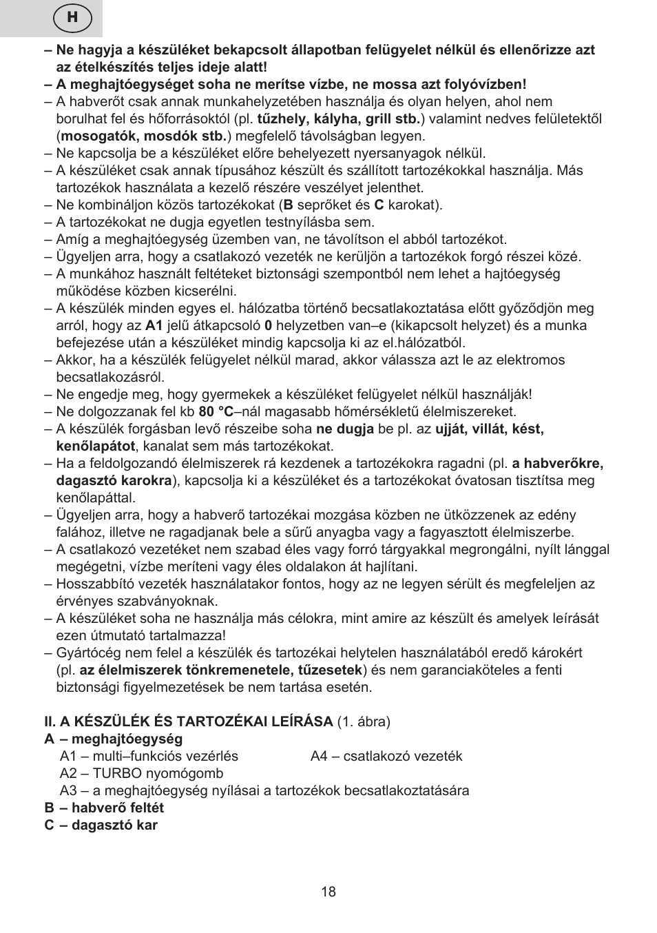 ETA Lavado User Manual | Page 18 / 40