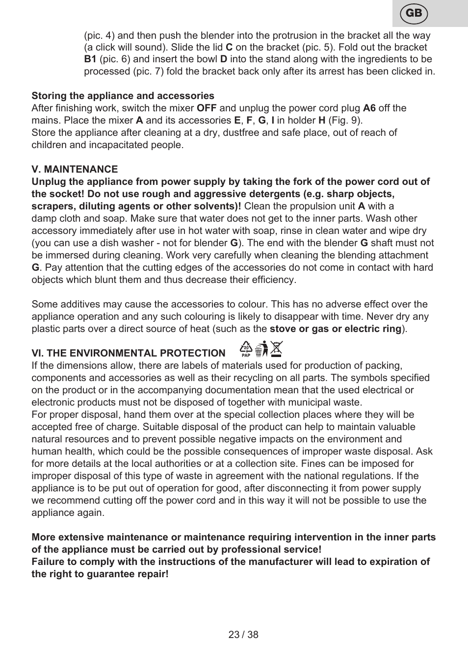 ETA Promise User Manual | Page 23 / 40