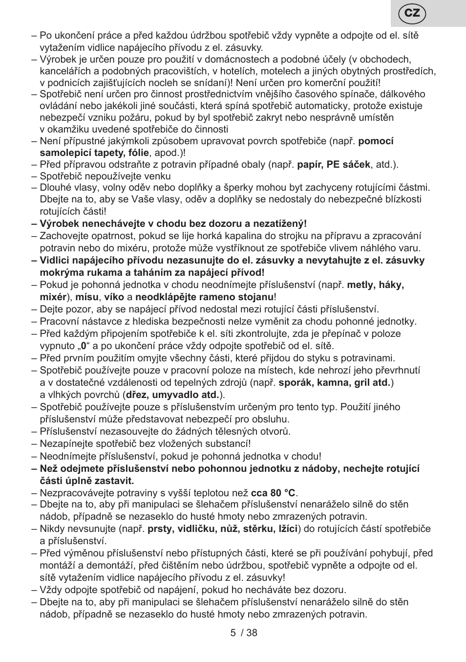 ETA Promise User Manual | Page 5 / 40