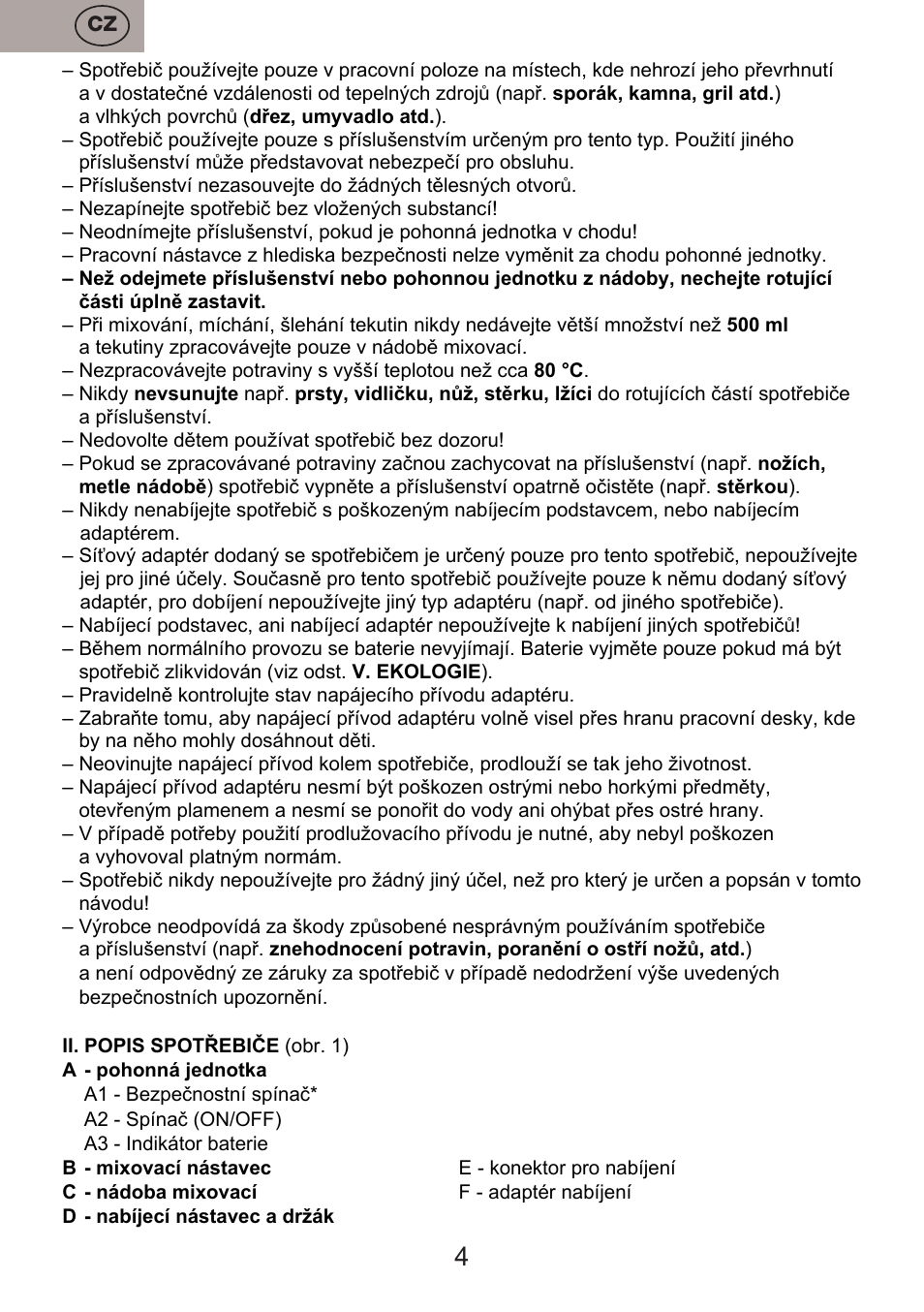 ETA Vassa User Manual | Page 4 / 32