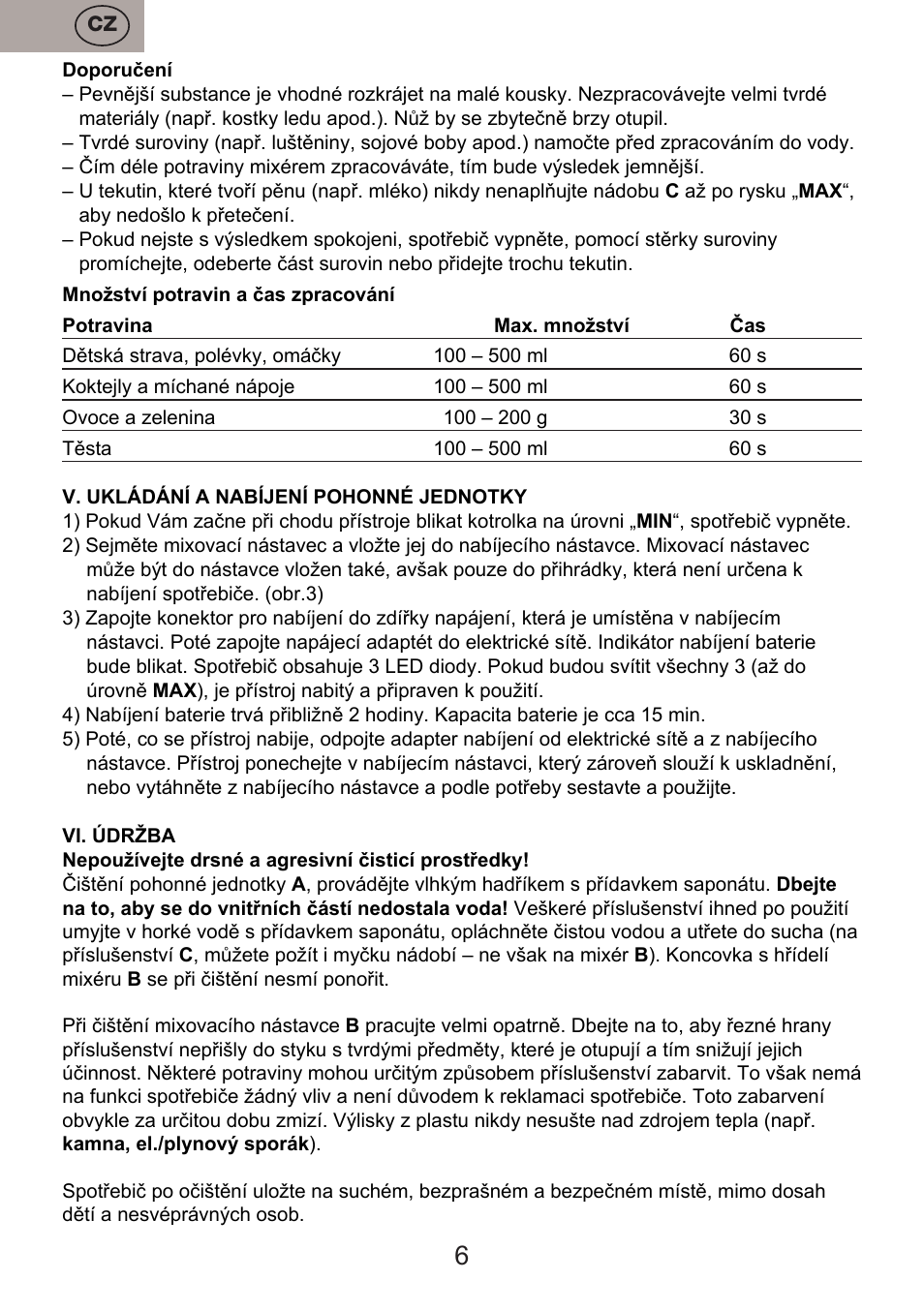 ETA Vassa User Manual | Page 6 / 32