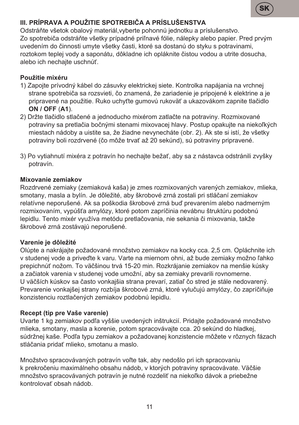 ETA Masha User Manual | Page 11 / 32