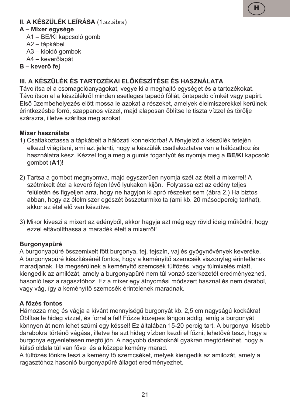 ETA Masha User Manual | Page 21 / 32