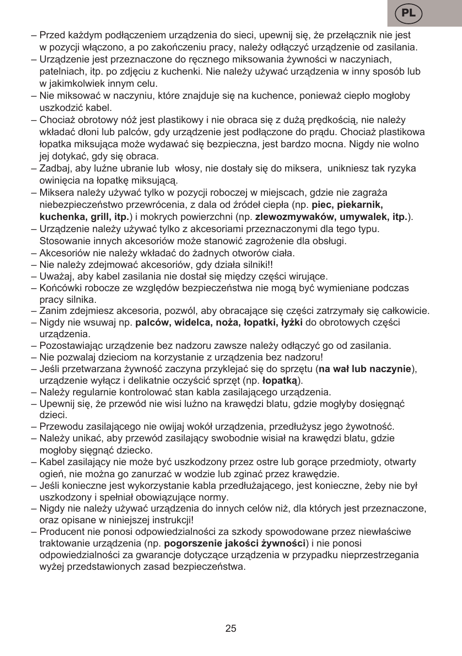 ETA Masha User Manual | Page 25 / 32