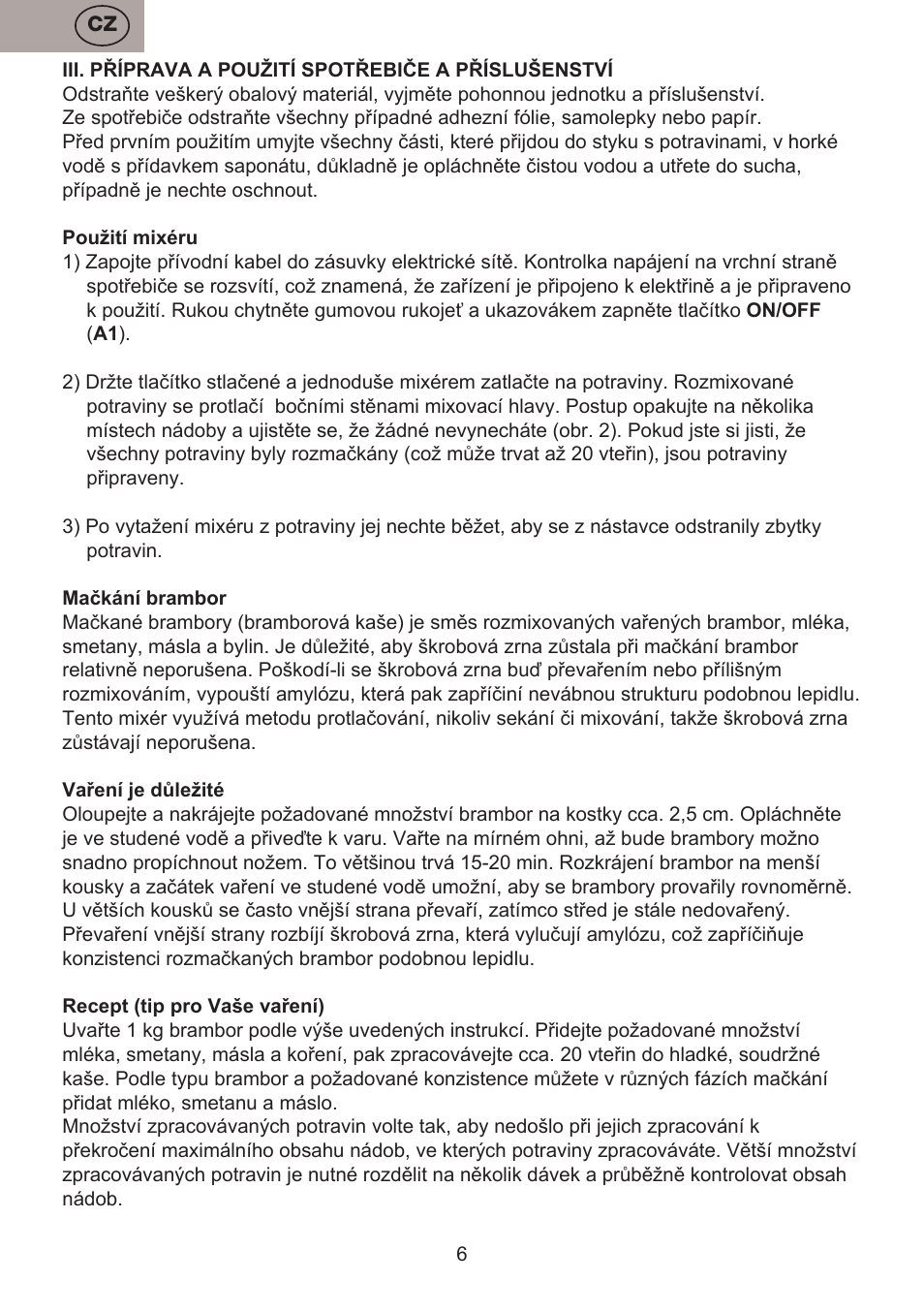 ETA Masha User Manual | Page 6 / 32