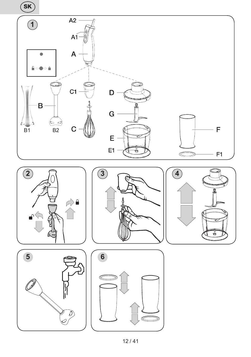 ETA Quatro blade User Manual | Page 12 / 44