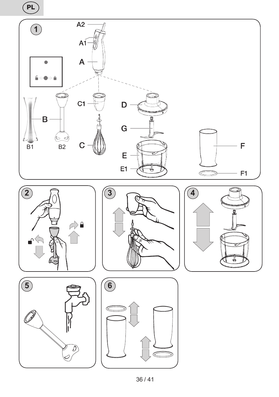 ETA Quatro blade User Manual | Page 36 / 44