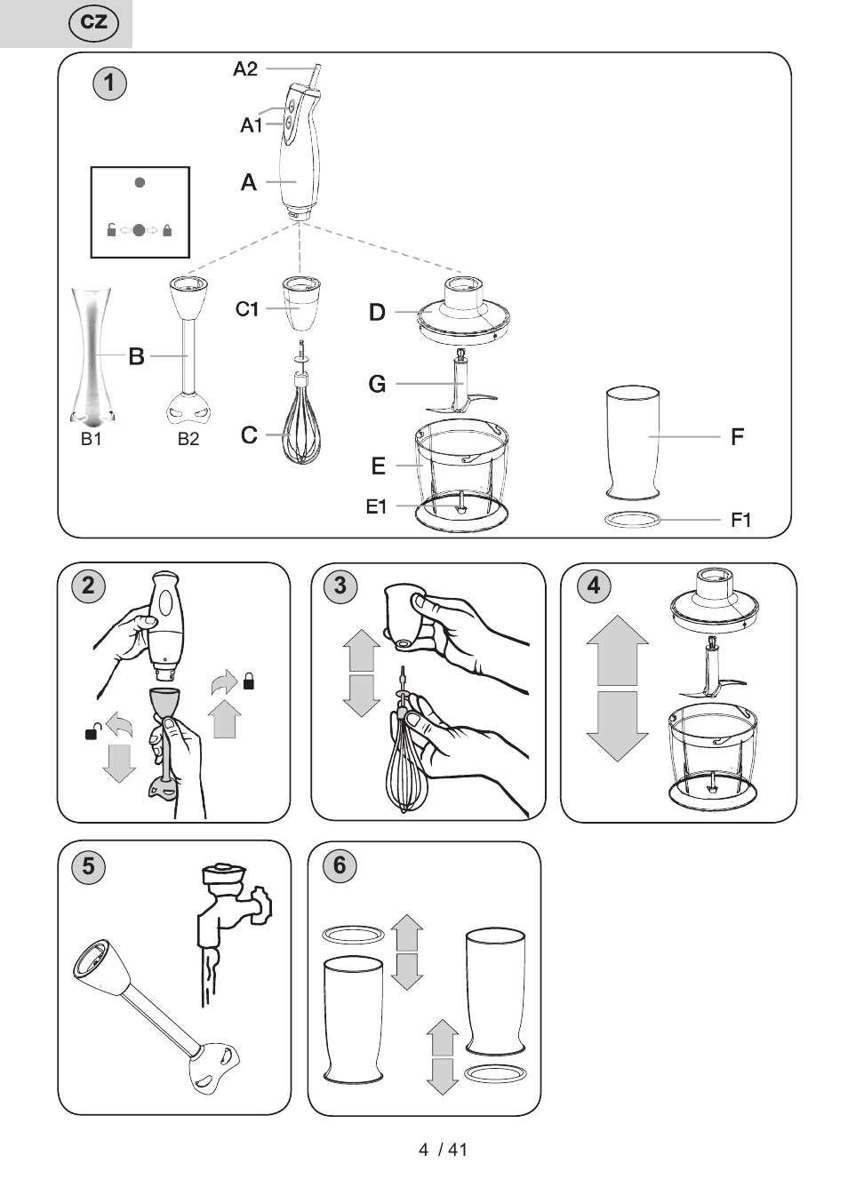 ETA Quatro blade User Manual | Page 4 / 44