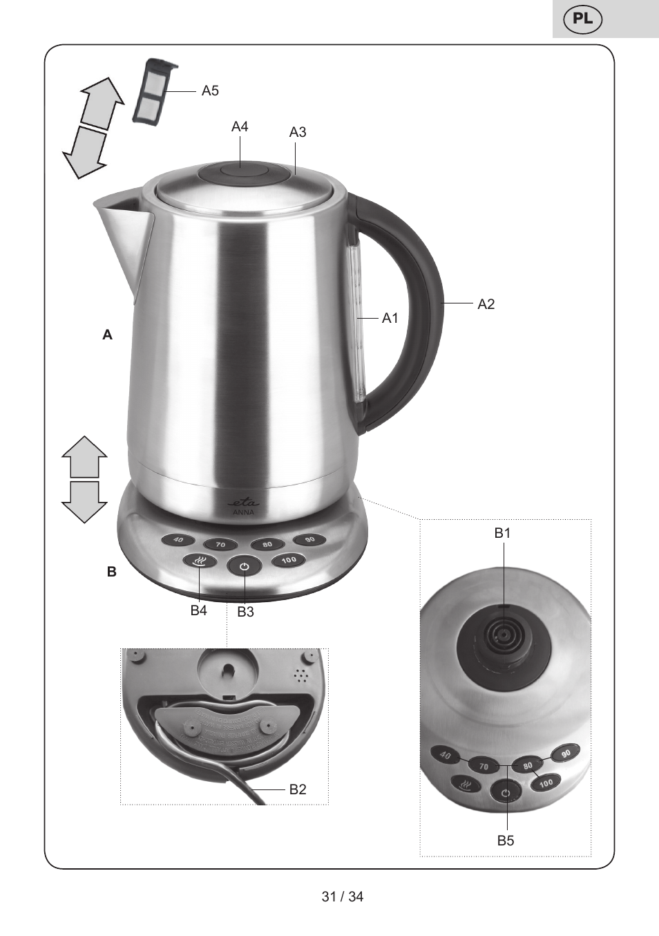 ETA Anna User Manual | Page 31 / 36