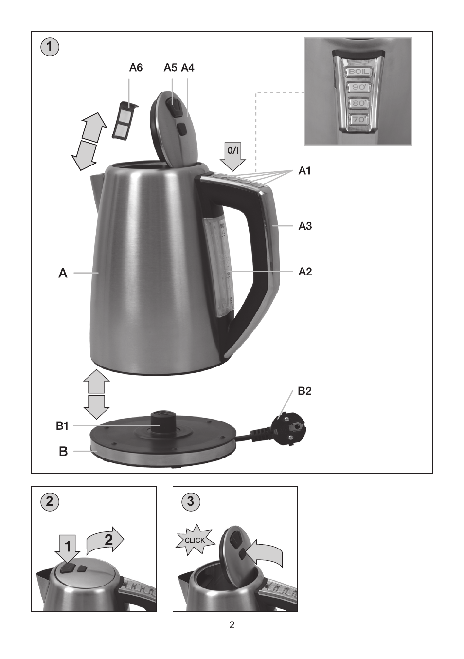 ETA Elle User Manual | Page 2 / 48