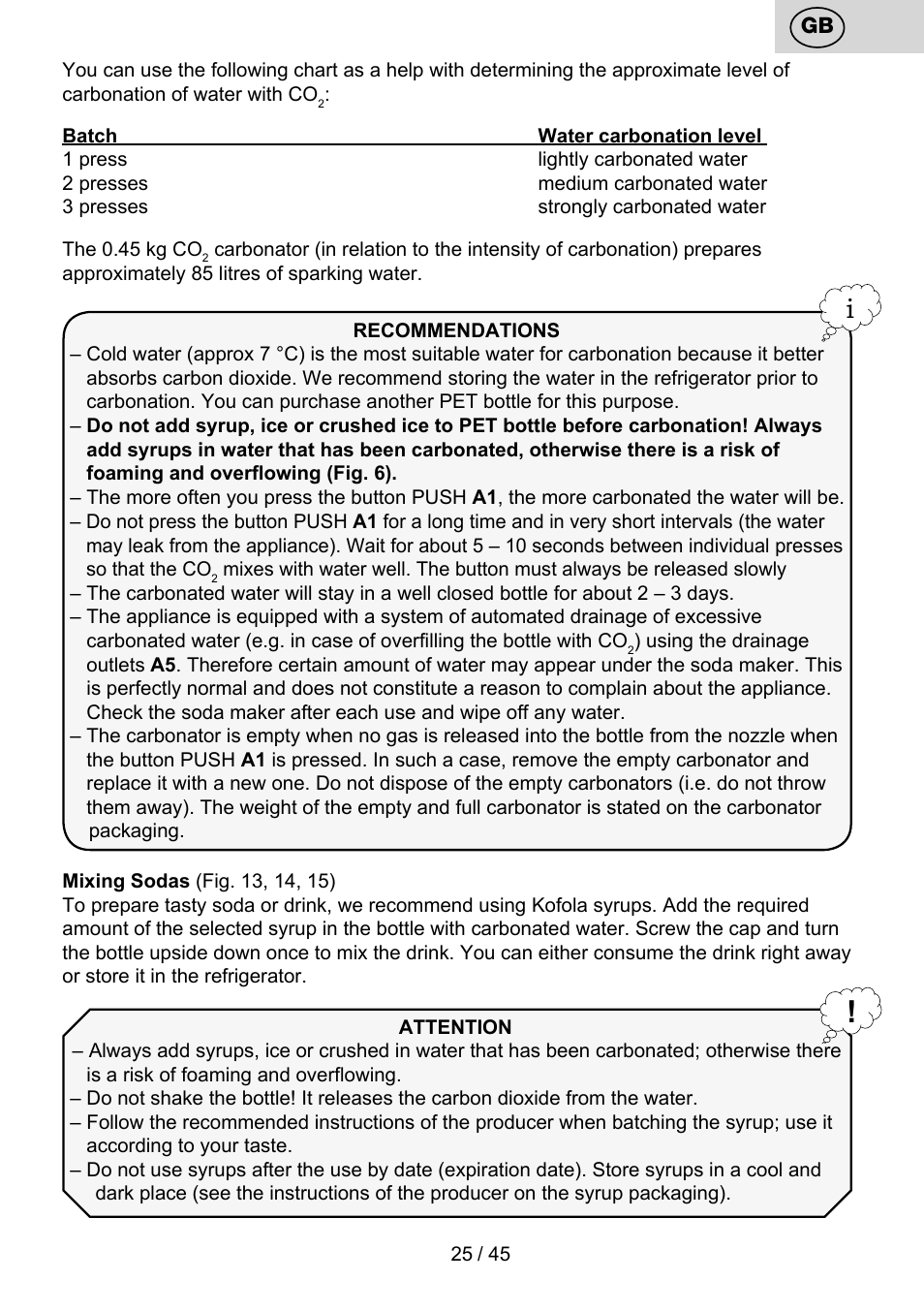 ETA Bublimo User Manual | Page 25 / 48