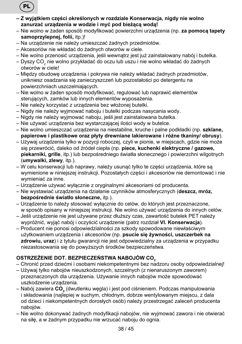 ETA Bublimo User Manual | Page 38 / 48