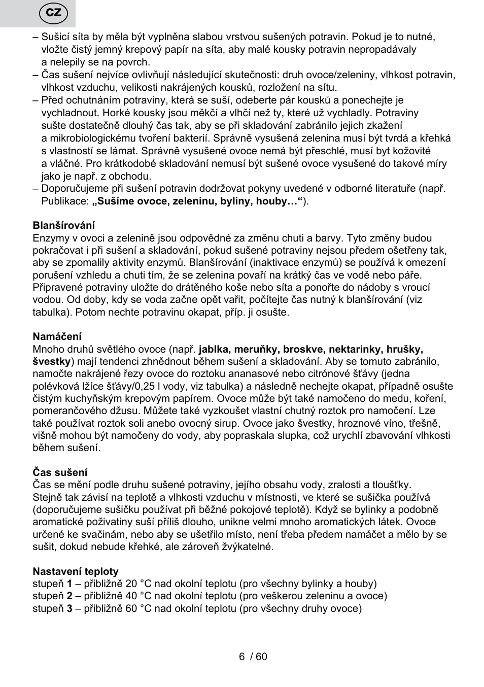 ETA Karina User Manual | Page 6 / 64