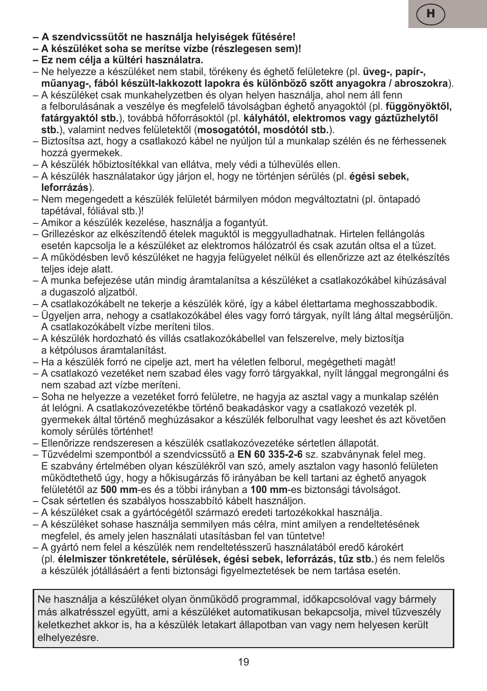 ETA Valori User Manual | Page 19 / 44