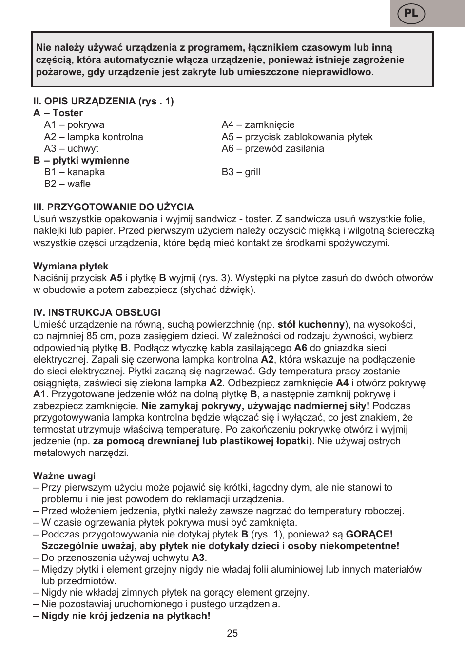 ETA Valori User Manual | Page 25 / 44