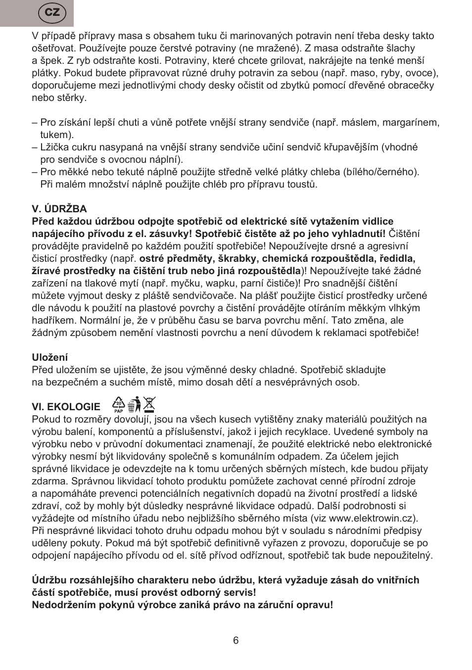 ETA Valori User Manual | Page 6 / 44