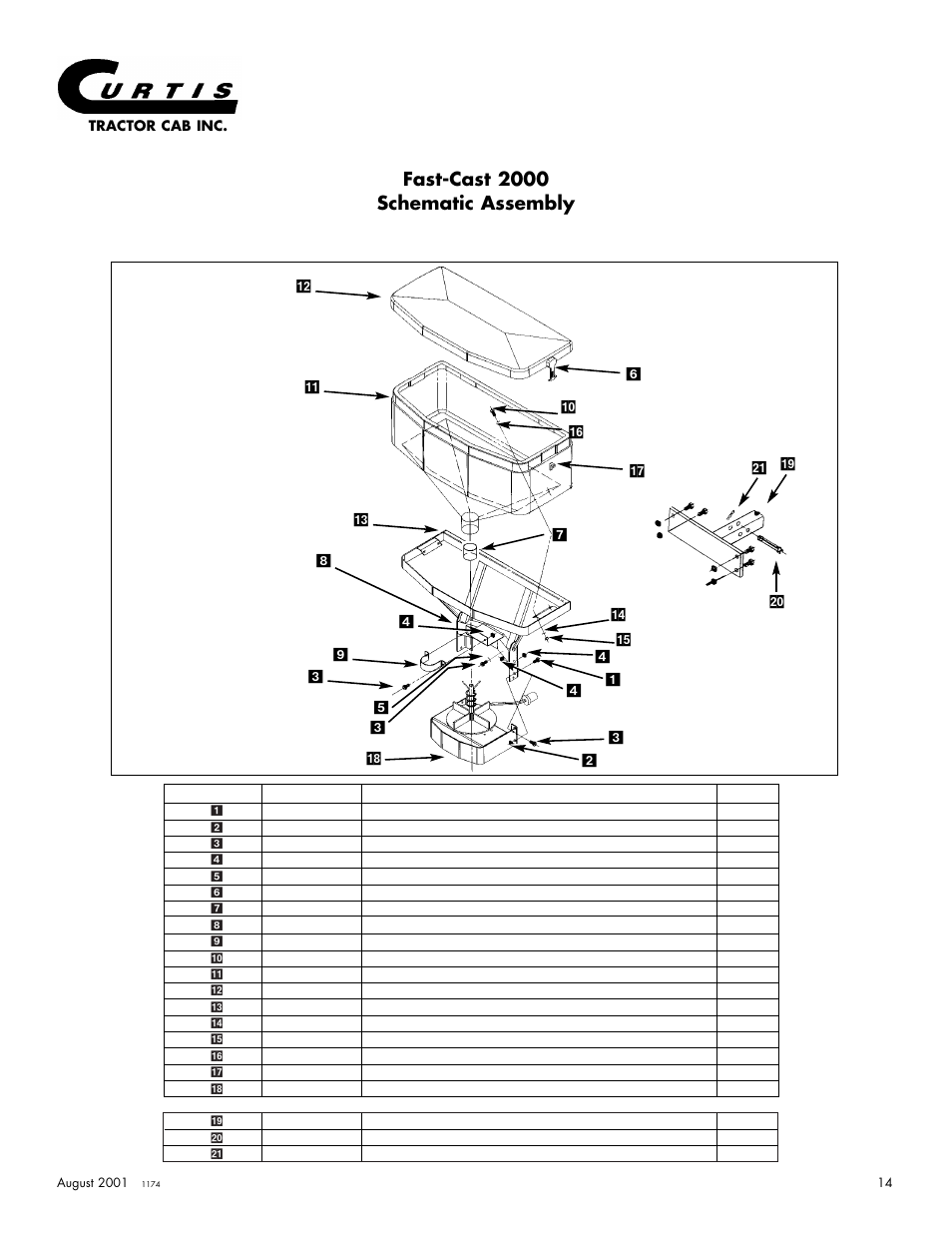 Fast-cast 2000 schematic assembly | Curtis 175 User Manual | Page 15 / 23