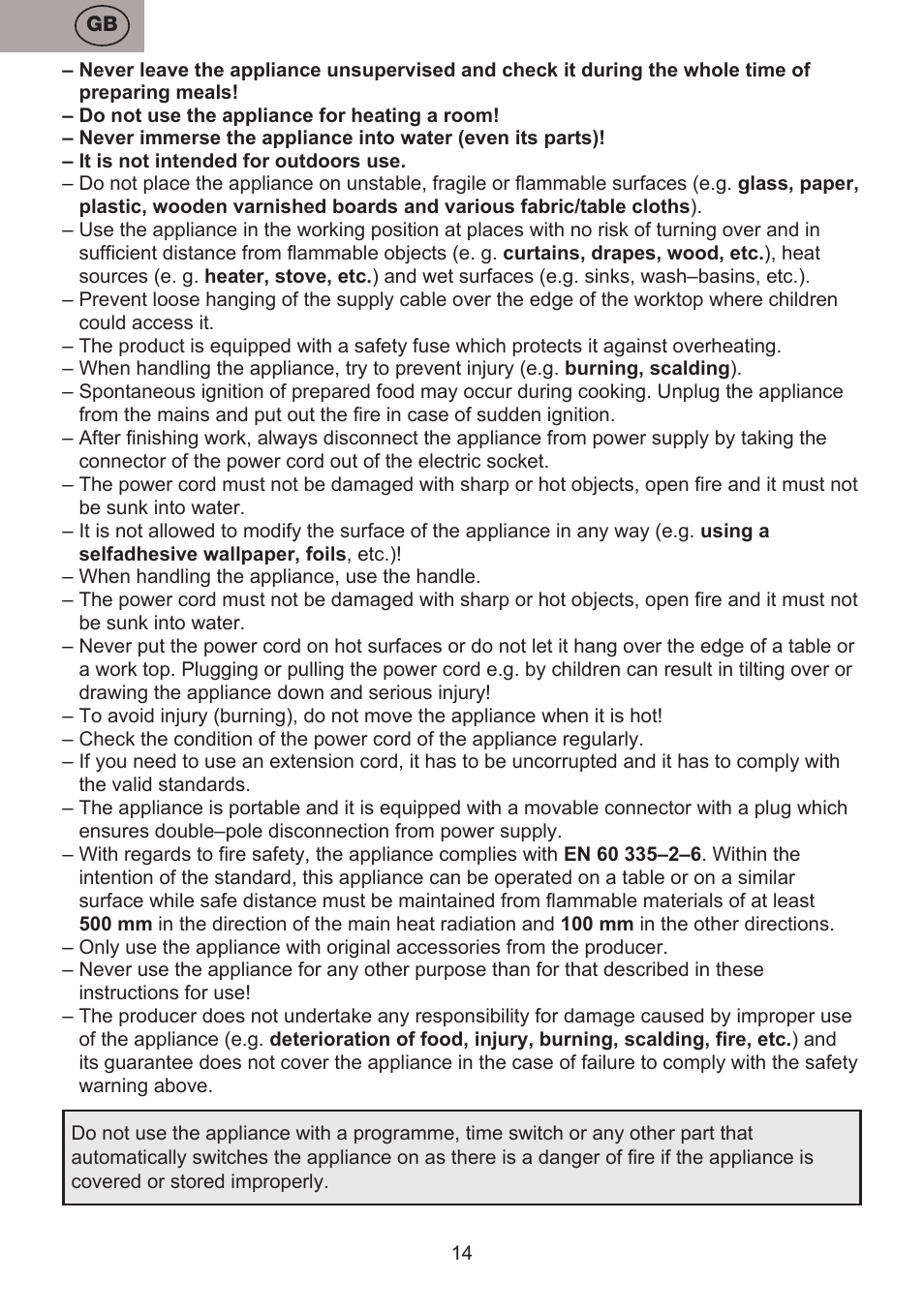 ETA Pievo User Manual | Page 14 / 44