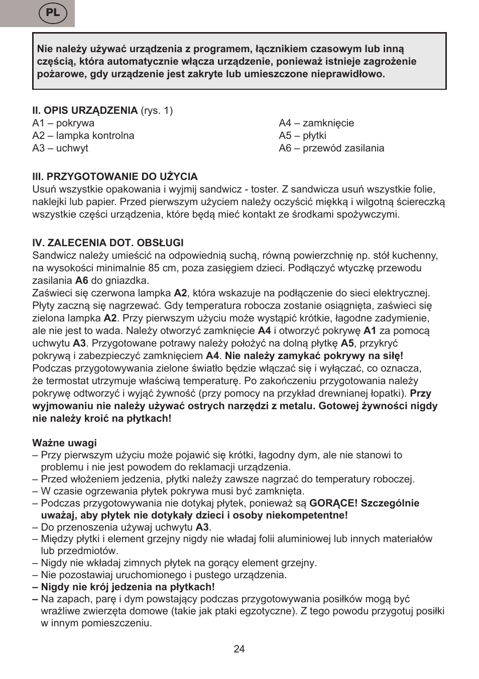 ETA Pievo User Manual | Page 24 / 44