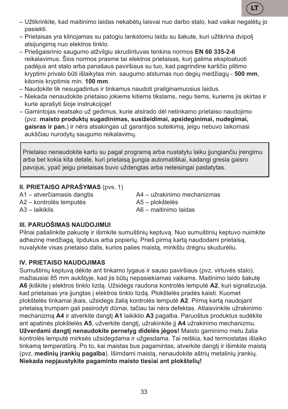 ETA Pievo User Manual | Page 33 / 44