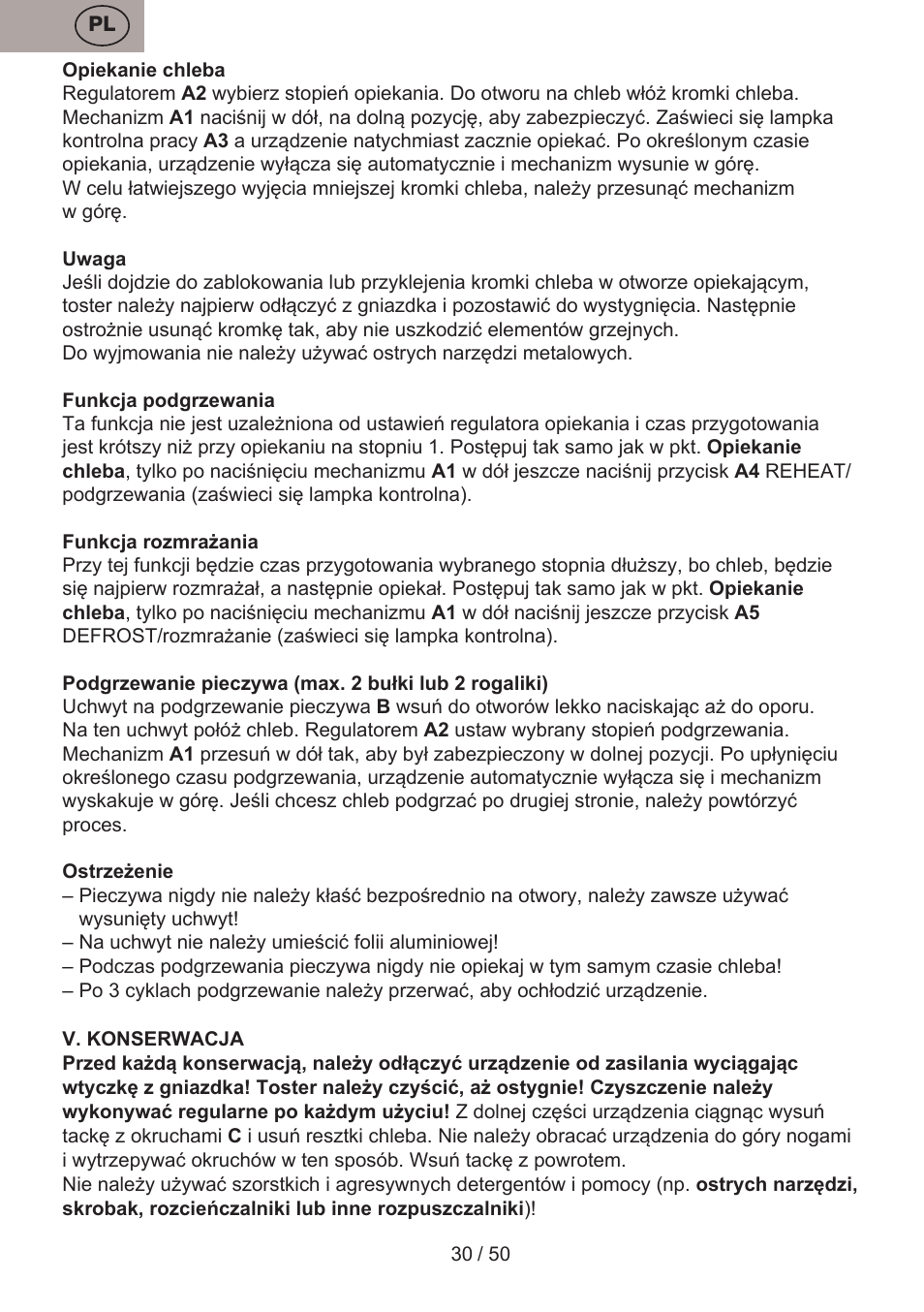 ETA Donny User Manual | Page 30 / 52