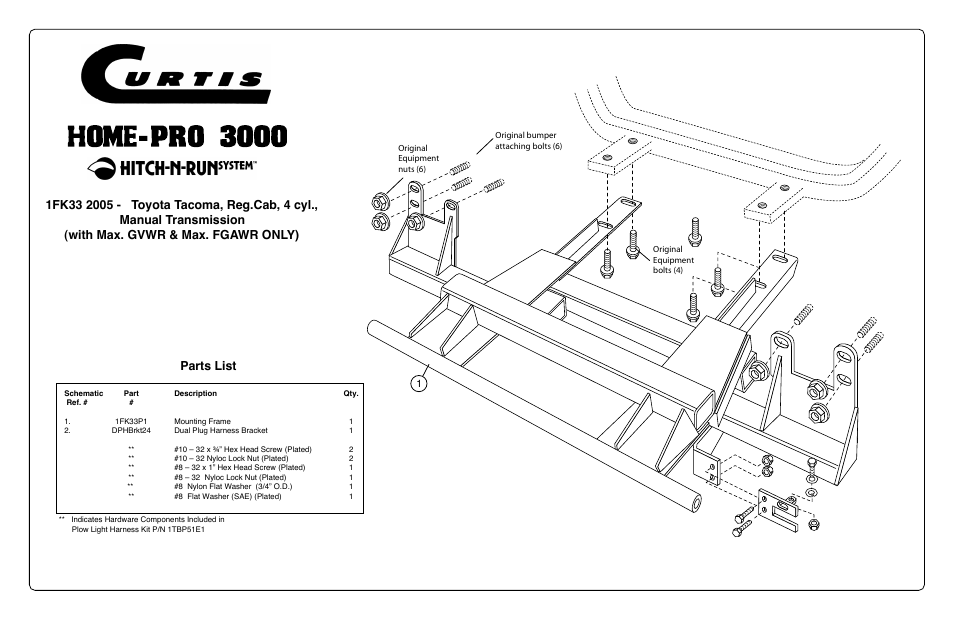Curtis Home-Pro 3000 User Manual | Page 3 / 4