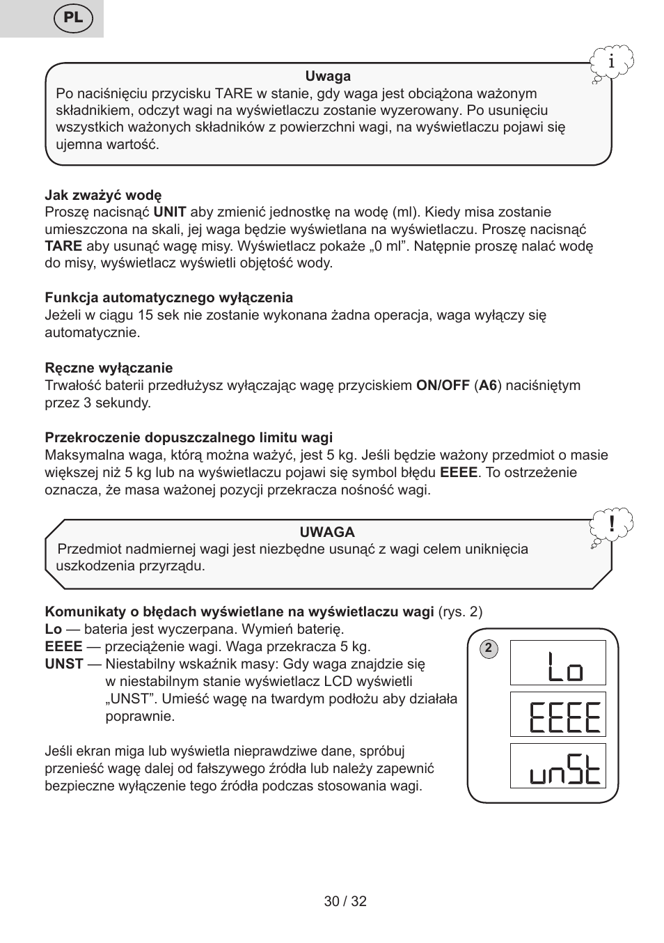 ETA Popi User Manual | Page 30 / 36