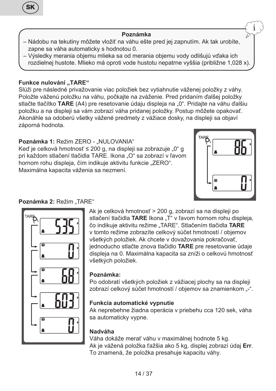 ETA Lori User Manual | Page 14 / 40