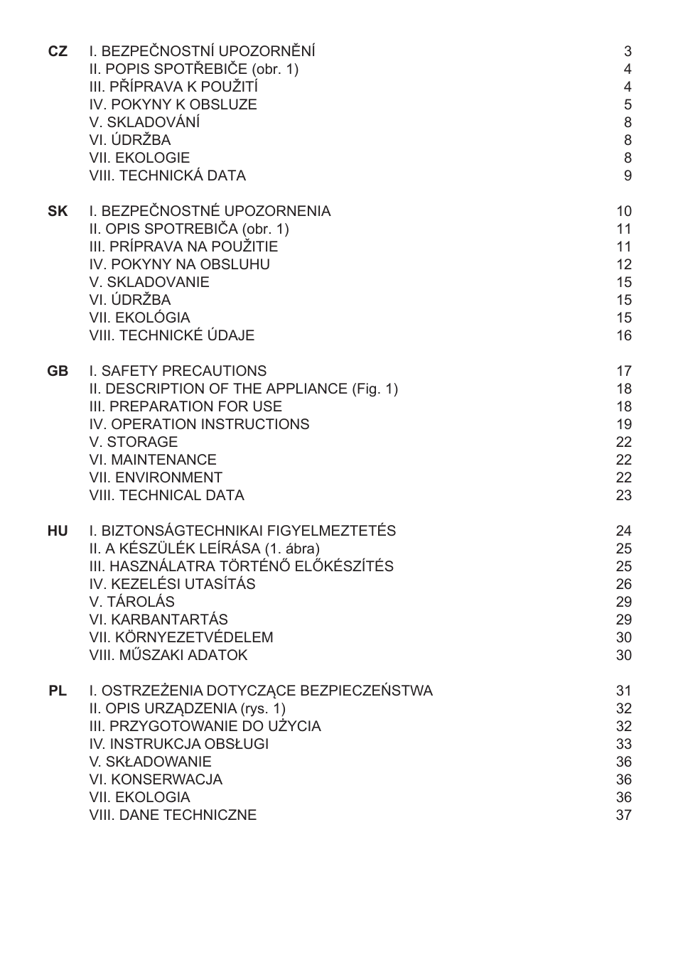 ETA Lori User Manual | Page 2 / 40